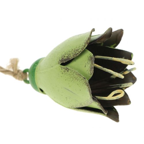 Floristik24 Deco wieszak metalowy w kwiaty tulipan 6cm 3szt