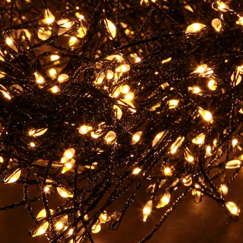 Floristik24 Wróżkowe światełka klastra Micro LED wewnątrz pomieszczeń na zewnątrz 480 diod LED 300 cm