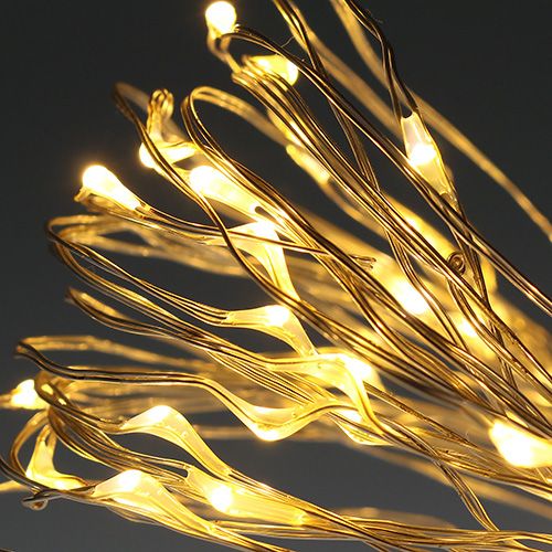 Produkt Mikro łańcuch świetlny LED zewnętrzny/ wewnętrzny 120 ciepły biały