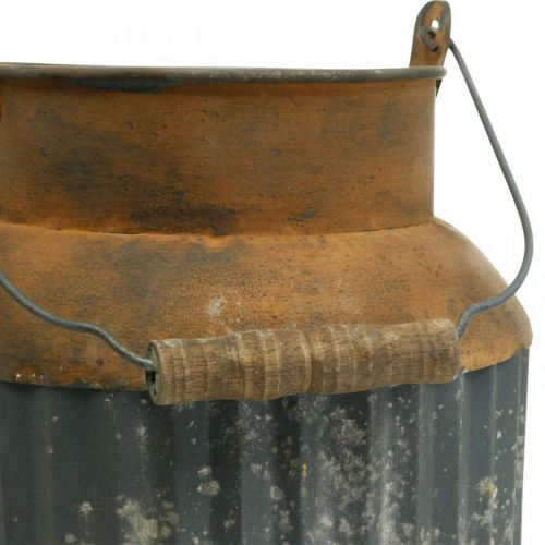 Floristik24 Deco Milk Can Vintage Look Metal Planter Garden Decoration H35cm