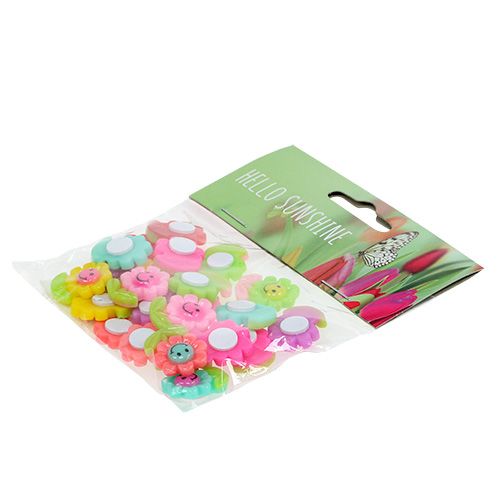 Floristik24 Mini kwiaty do klejenia 2cm 24 szt