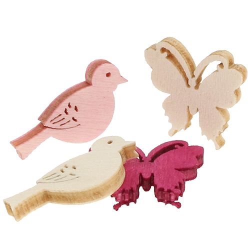 Produkt Mini wiosenna posypka 2cm różowa, mix 144 szt