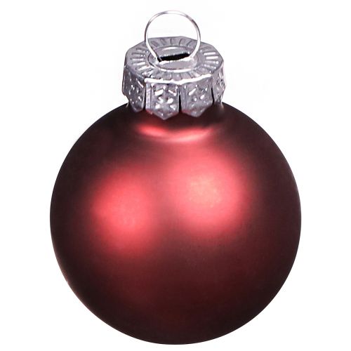 Produkt Mini bombki szklane na Boże Narodzenie w Jagodzie Ø3cm 22 szt