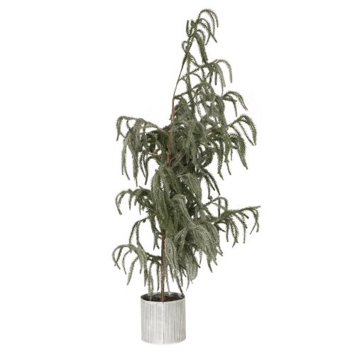 Produkt Mini choinka w doniczce ze śniegiem zimą 45x110cm