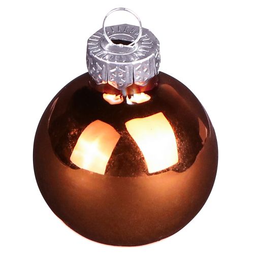 Produkt Mini bombki złotobrązowe mix szkła Ø3,5cm 22 szt
