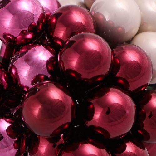 Produkt Mini bombki świąteczne na drucie Berry Mix Ø20mm 140 szt