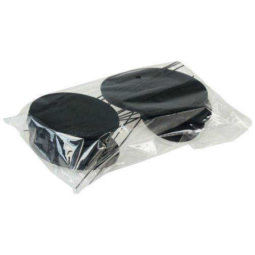 Produkt Mini Tablica Czarna Owalna Metalowa Zatyczka 7,5x4,5cm 12szt