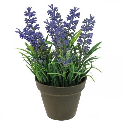 Produkt Mini lawenda w doniczce sztuczna roślina dekoracja lawendowa wys. 16cm