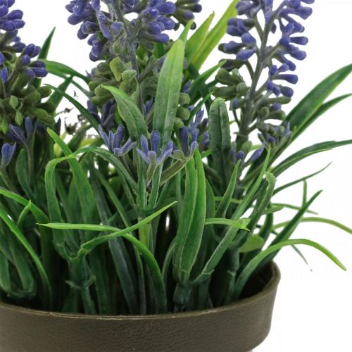 Produkt Mini lawenda w doniczce sztuczna roślina dekoracja lawendowa wys. 16cm