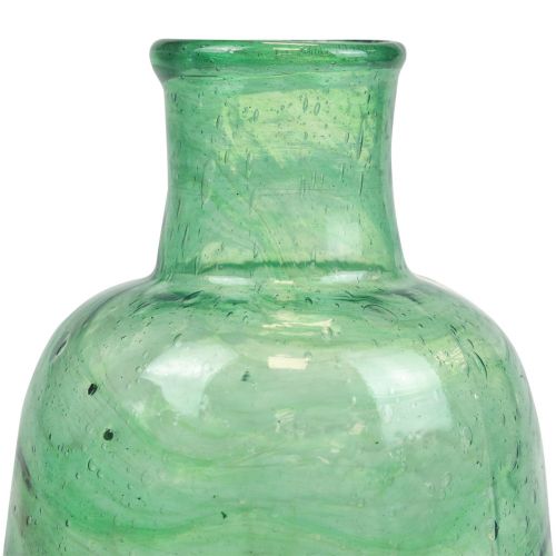 Produkt Mini szklany wazon Wazon na kwiaty zielony Ø8,5 cm W11 cm