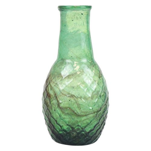 Produkt Mini wazon Wazon z zielonego szkła, wazon na kwiaty, diamenty, Ø6cm W11,5cm