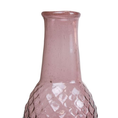Produkt Mini wazon Fioletowy szklany wazon Wazon na kwiaty Szklane diamenty Ø6cm W12cm