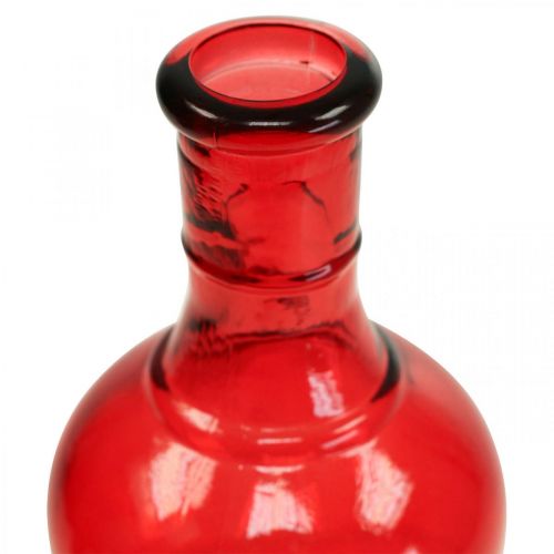 Mini wazony szklane dekoracyjne wazony szklane różowe różowe czerwone fioletowe 15cm 4szt