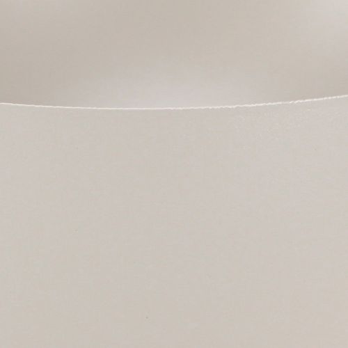 Produkt Nowoczesna donica metalowa dekoracyjna trofeum szara Ø20cm wys.16,5cm