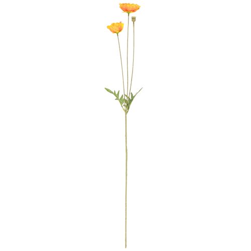 Produkt Bukiet kwiatów sztucznych Mak dekoracja pomarańczowy 78cm 6szt