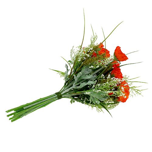 Floristik24 Bukiet maków pomarańczowy 40cm