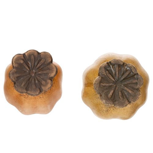 Produkt Palik ogrodowy w kształcie strąka z nasionami maku - dekoracyjny element do dekoracji ogrodu i projektów DIY - 41 cm, 4 sztuki