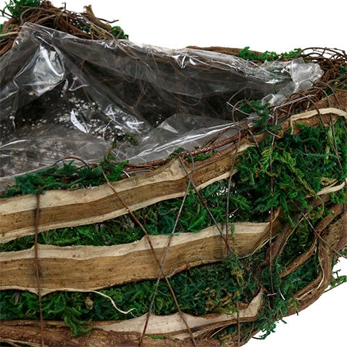 Floristik24 Serce z mchu do sadzenia L65cm W28cm