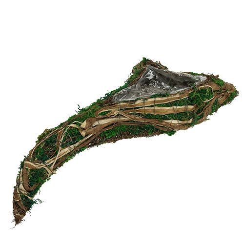 Floristik24 Serce z mchu do sadzenia L65cm W28cm
