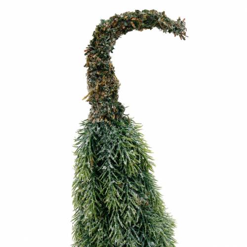 Floristik24 Deco jodła śnieżna zieleń, biała 40cm