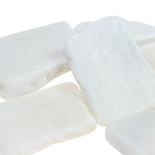Produkt Kamienie mozaikowe białe mix 1kg