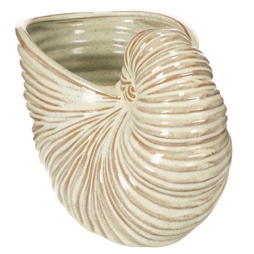 Produkt Ceramiczna doniczka z motywem ślimaka do wyjątkowych kompozycji roślinnych, 21 cm