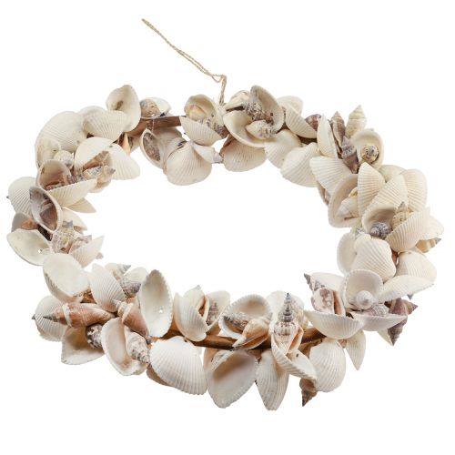 Produkt Wianek z muszli dekoracja z muszli wisząca dekoracja morska Ø33cm 60cm
