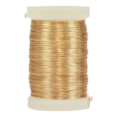 Produkt Drut florystyczny Drut mirtowy Drut dekoracyjny złoty 0,30mm 100g 3 sztuki