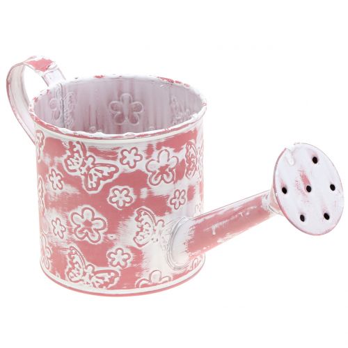 Floristik24 Konewka z motylami różowa Ø10cm H10cm