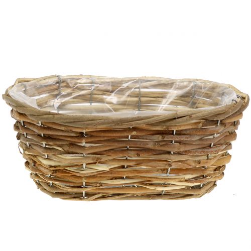 Produkt Miska do koszy owalna jasnobrązowa L27cm