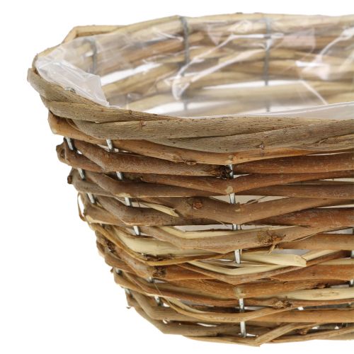 Produkt Miska do koszy owalna jasnobrązowa L27cm