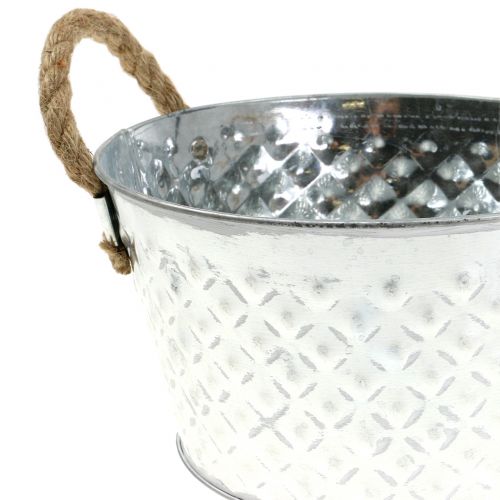 Produkt Misa cynkowa ozdobna miska metalowa z uchwytem sznurkowym Ø22cm W12cm