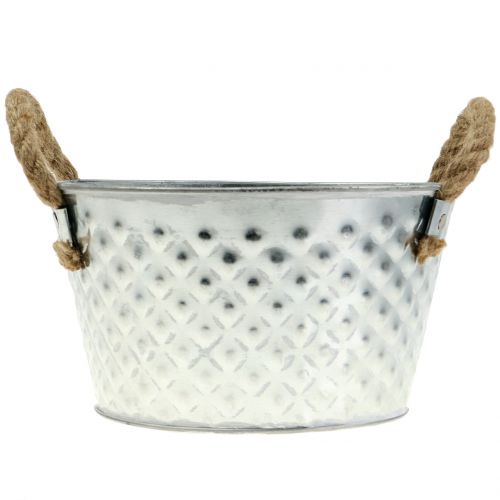 Produkt Misa cynkowa ozdobna miska metalowa z uchwytem sznurkowym Ø22cm W12cm