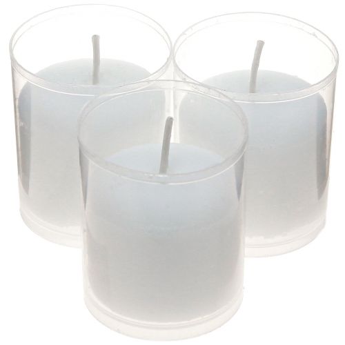 Produkt Świeca zapasowa do znicza grobowego biała wys. 5,8cm 20 szt.