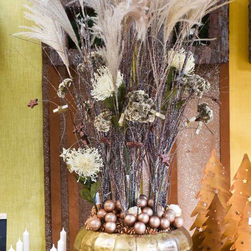 Produkt Poduszka Sztuczne Kwiaty Egzotyczne Protea Leucospermum Cream 73cm 3szt.