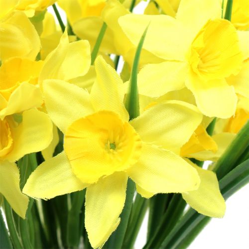 Floristik24 Narcyz żółty 27cm 12szt dekoracji stołu