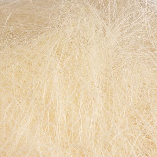 Produkt Trawa sizalowa z naturalnego włókna dla rzemiosła Trawa sizalowa kremowa biała 500g