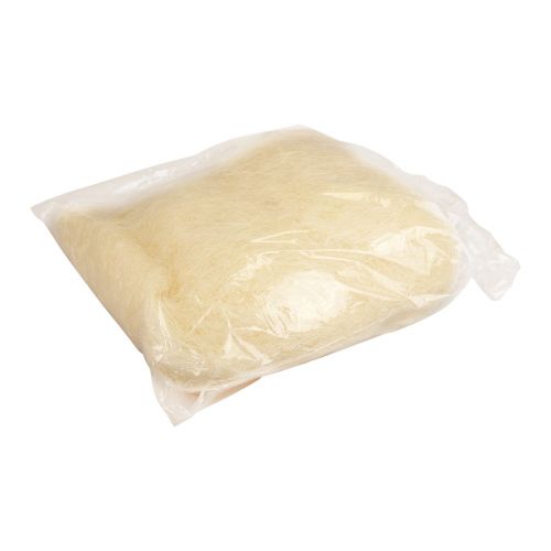 Produkt Trawa sizalowa z naturalnego włókna dla rzemiosła Trawa sizalowa kremowa biała 500g