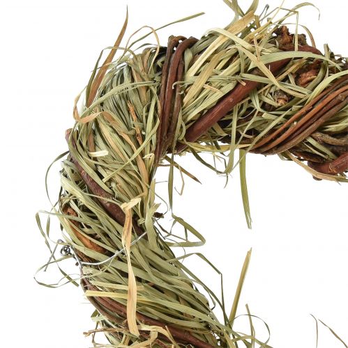 Produkt Wianek naturalny do zawieszenia wianek z siana serce 25x25cm 3 szt