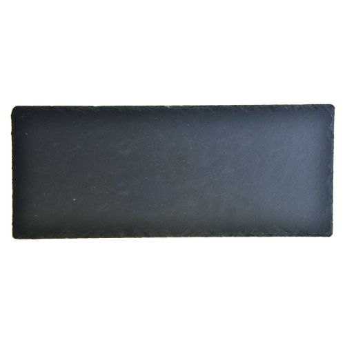 Produkt Płyta z łupka naturalnego prostokątna taca kamienna czarna 30×12,5cm 4szt