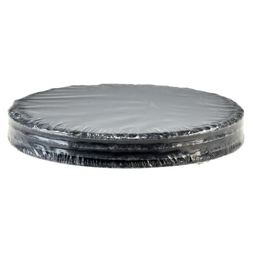 Produkt Taca z łupka naturalnego, okrągła z kamienia, czarna Ø20cm, 4 sztuki