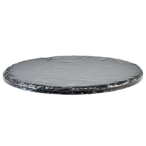 Produkt Taca z łupka naturalnego okrągła z kamienia czarna Ø25cm 2 szt