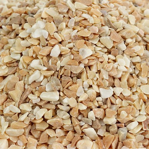 Floristik24 Kamienie naturalne 5mm - 8mm naturalny/kremowy 2kg