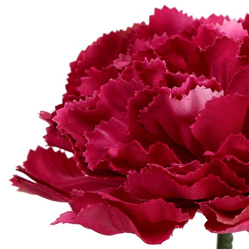 Floristik24 Goździk Różowy Ø9cm Dł.11cm 12 szt