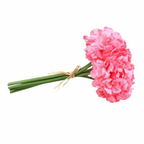 Produkt Sztuczny goździk różowy 25cm 7szt Sztuczna roślina jak prawdziwa!