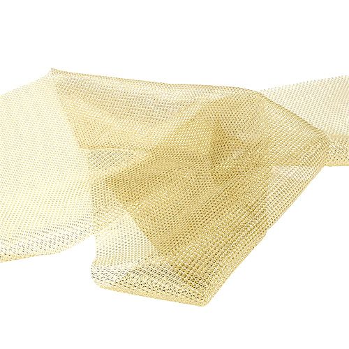 Floristik24 Siatka tkanina złota z brokatem 15cm 5m