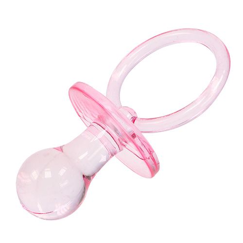 Floristik24 Smoczek dekoracyjny niebieski, różowy, tyłek. 7cm 8szt.