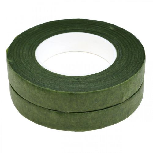 Produkt Taśma kwiatowa OASIS®, samoprzylepna taśma kwiatowa, zieleń mchu szer. 13 mm dł. 27,5 cm 2 sztuki