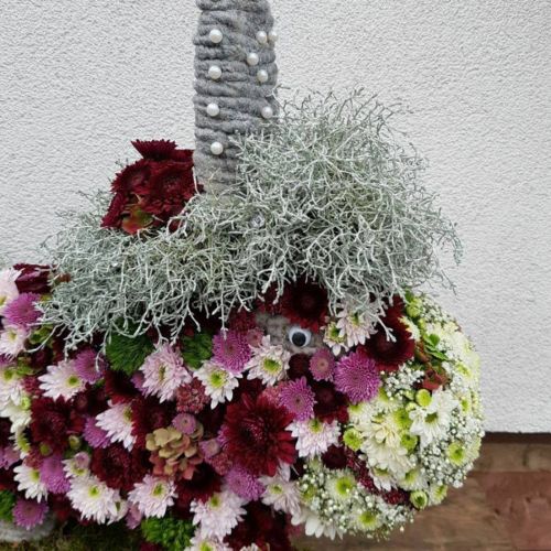 Produkt Kwiatowy jednorożec z pianki 68cm x 60cm