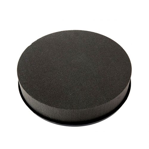 Floristik24 Masa korkująca cylinder czarna pianka korkująca Ø22cm H5cm 2St